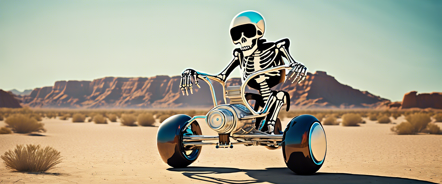 Kids from Star Wars: Skeleton Crew riding hover bikes in an exciting adventure.