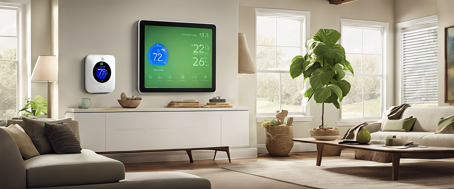 Ecobee thermostats showcasing energy management reports in app