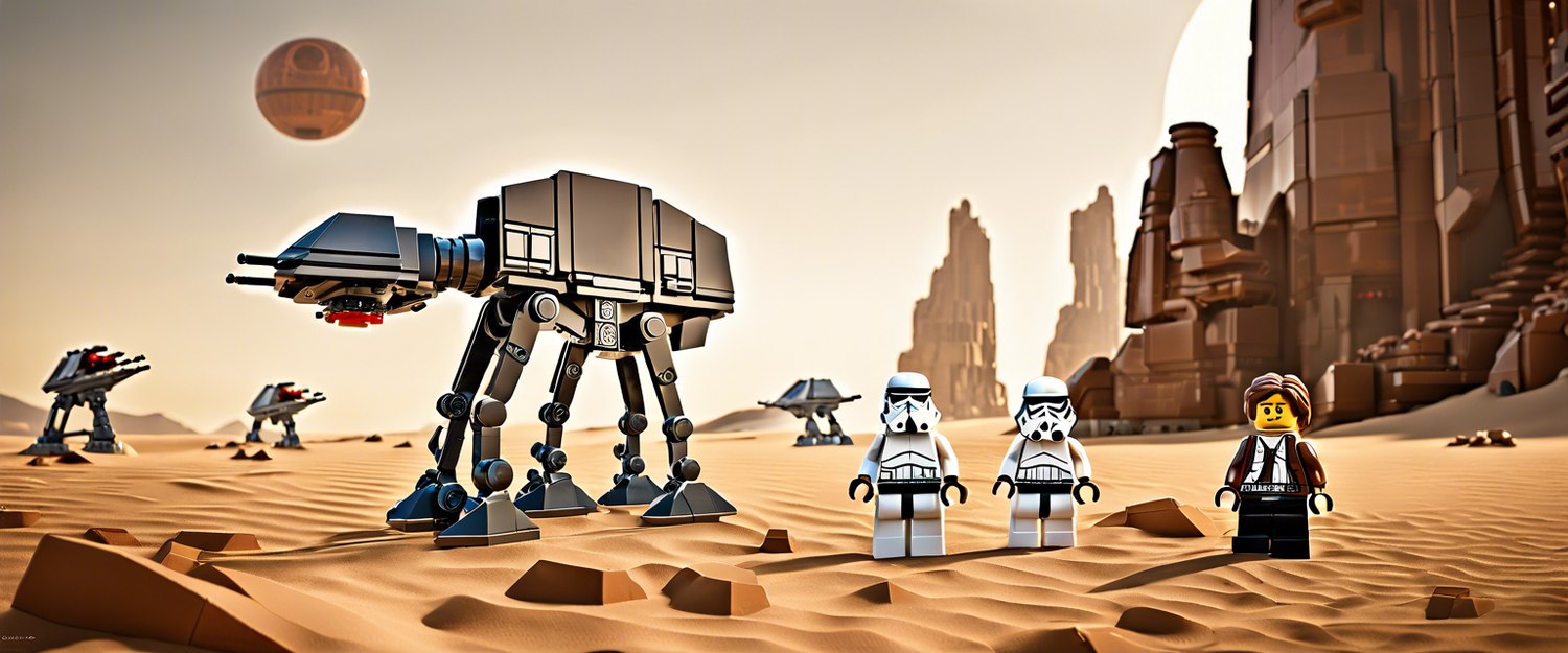 LEGO Star Wars Rebuild the Galaxy series poster with multiverse elements