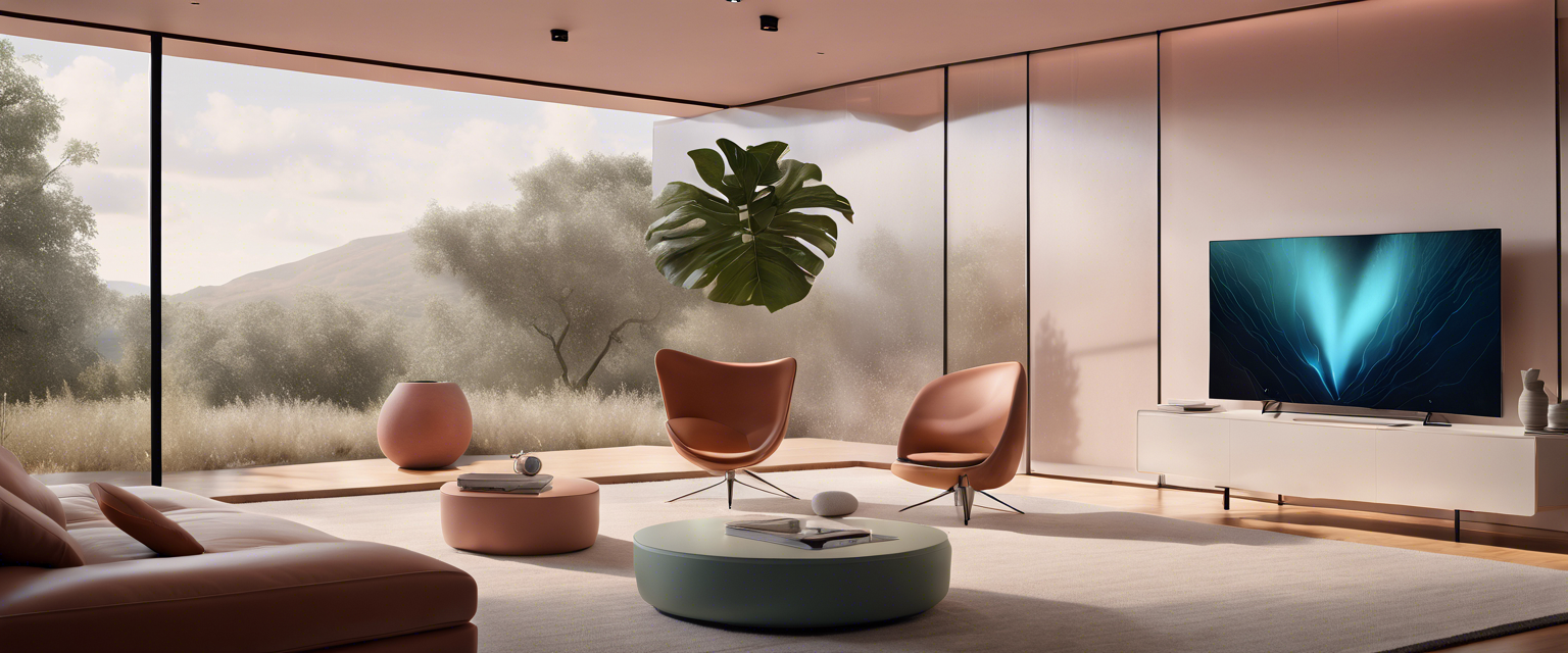 Apple's upcoming smart home display concept for 2024 featuring homeOS.