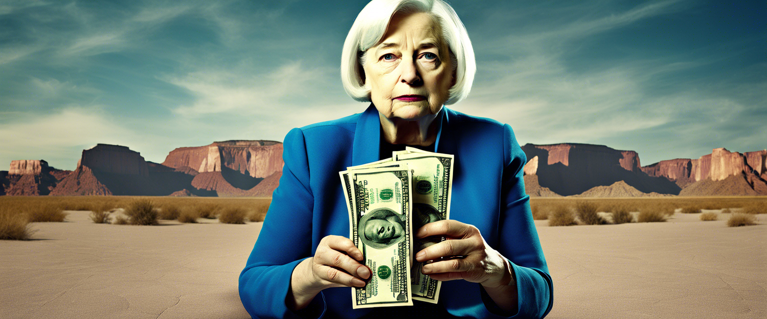 U.S. Treasury Secretary Janet Yellen discussing the dollar's reserve currency status.