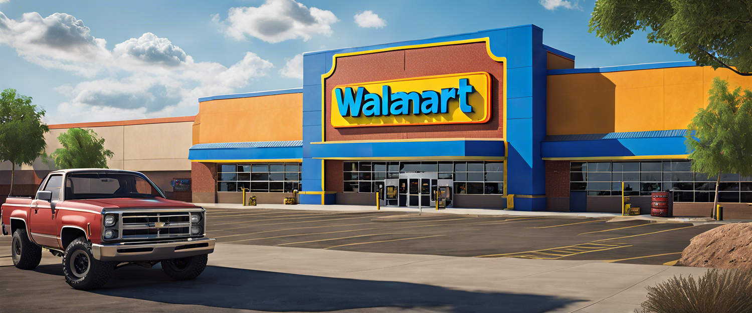 Walmart logo displayed on Restart gaming website homepage.