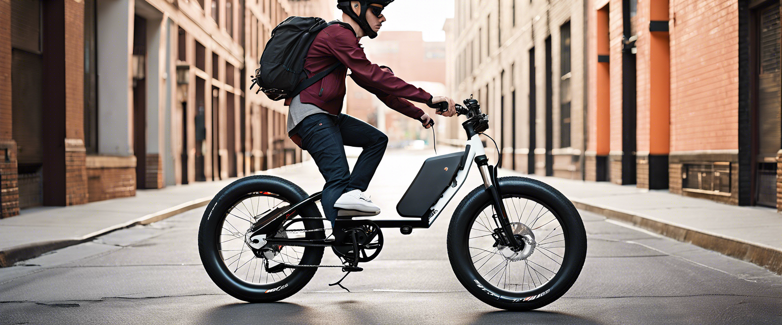 RadKick electric bike showcasing its lightweight and belt-drive features.