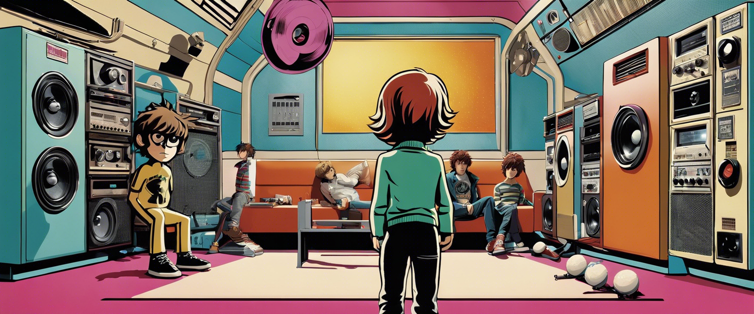 Scott Pilgrim Takes Off animated series promotional image.