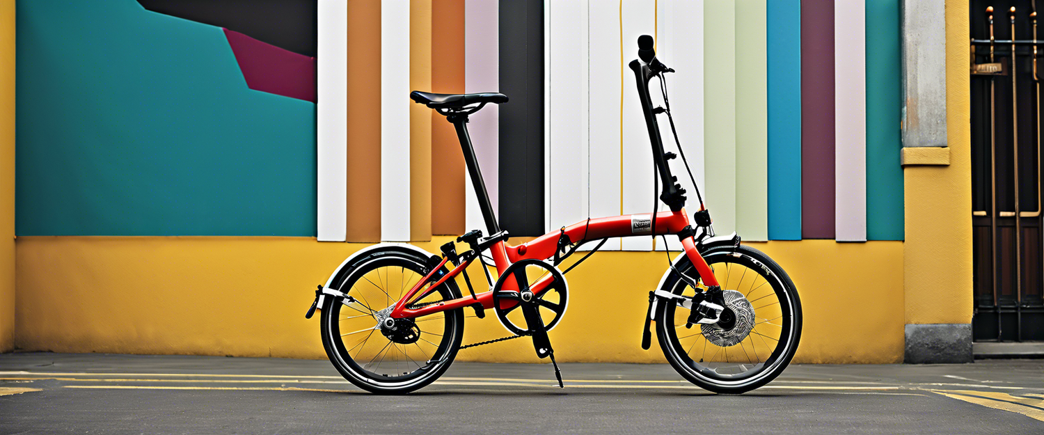 Brompton G Line bicycle featuring larger wheels and modern design.