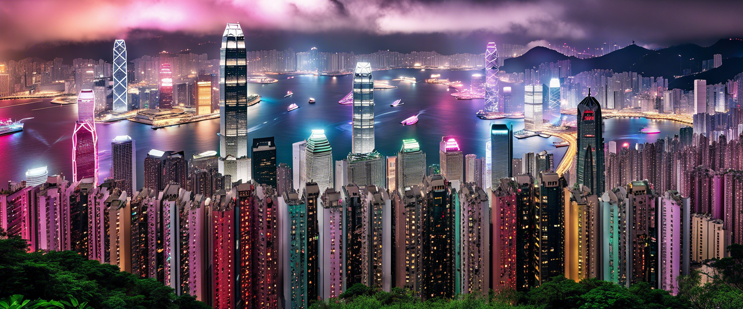 Hong Kong skyline representing financial growth