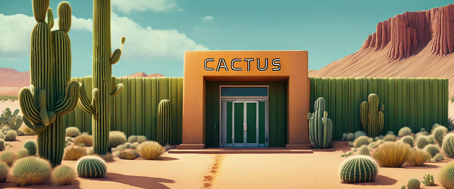 Cactus Custody logo with Bitcoin visuals