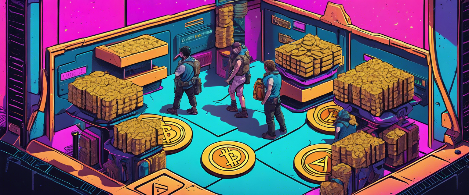 Illustration depicting the challenges of crypto wallets in web3 gaming.