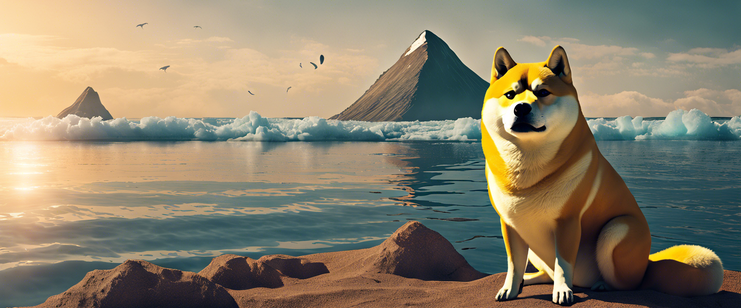 Dogecoin logo representing its recent market activity and whale involvement.