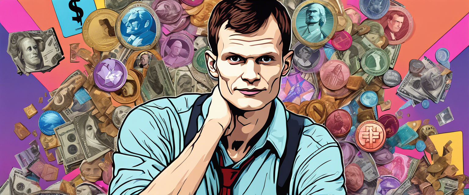 Vitalik Buterin selling meme tokens including MSTR and POPCAT.