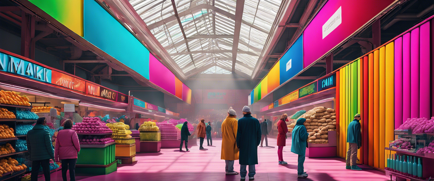 A vibrant image representing the NFT market's resurgence and digital expression.