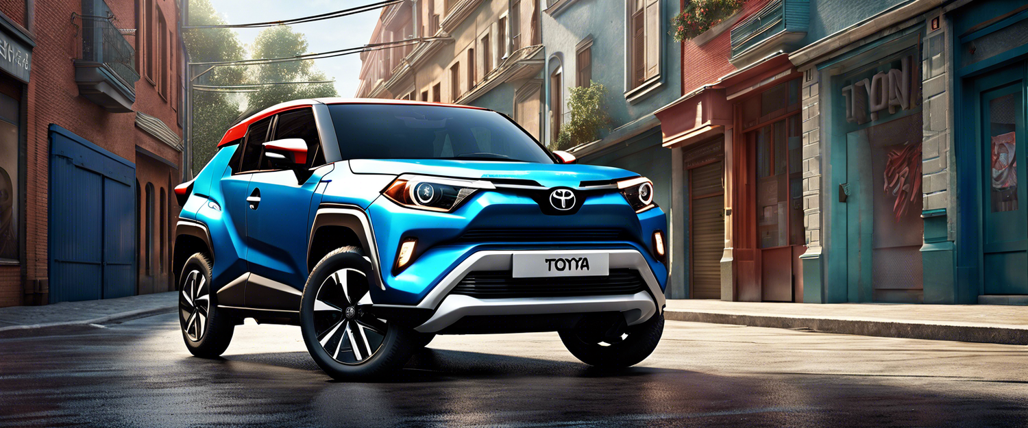 Toyota’s Urban Cruiser compact electric SUV showcasing modern design and features.