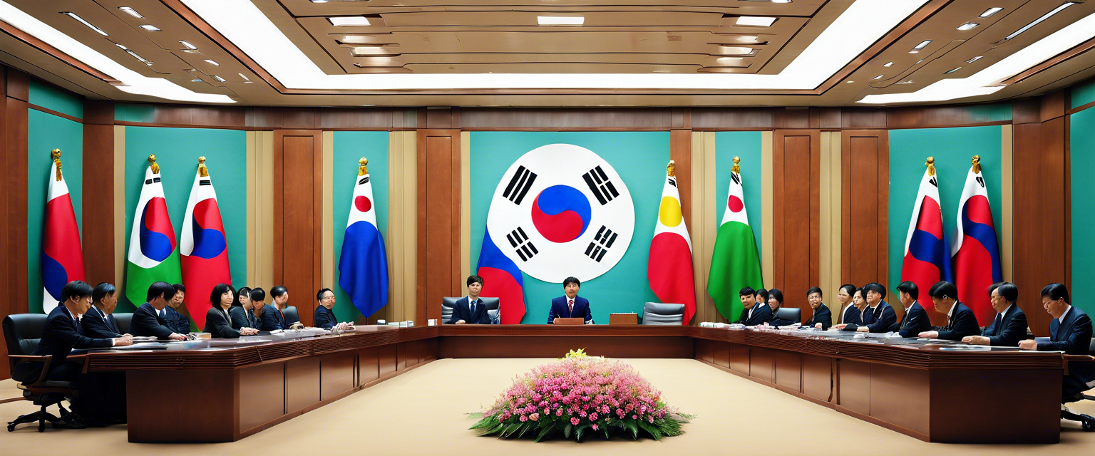 South Korean presidential office during recent leadership changes.