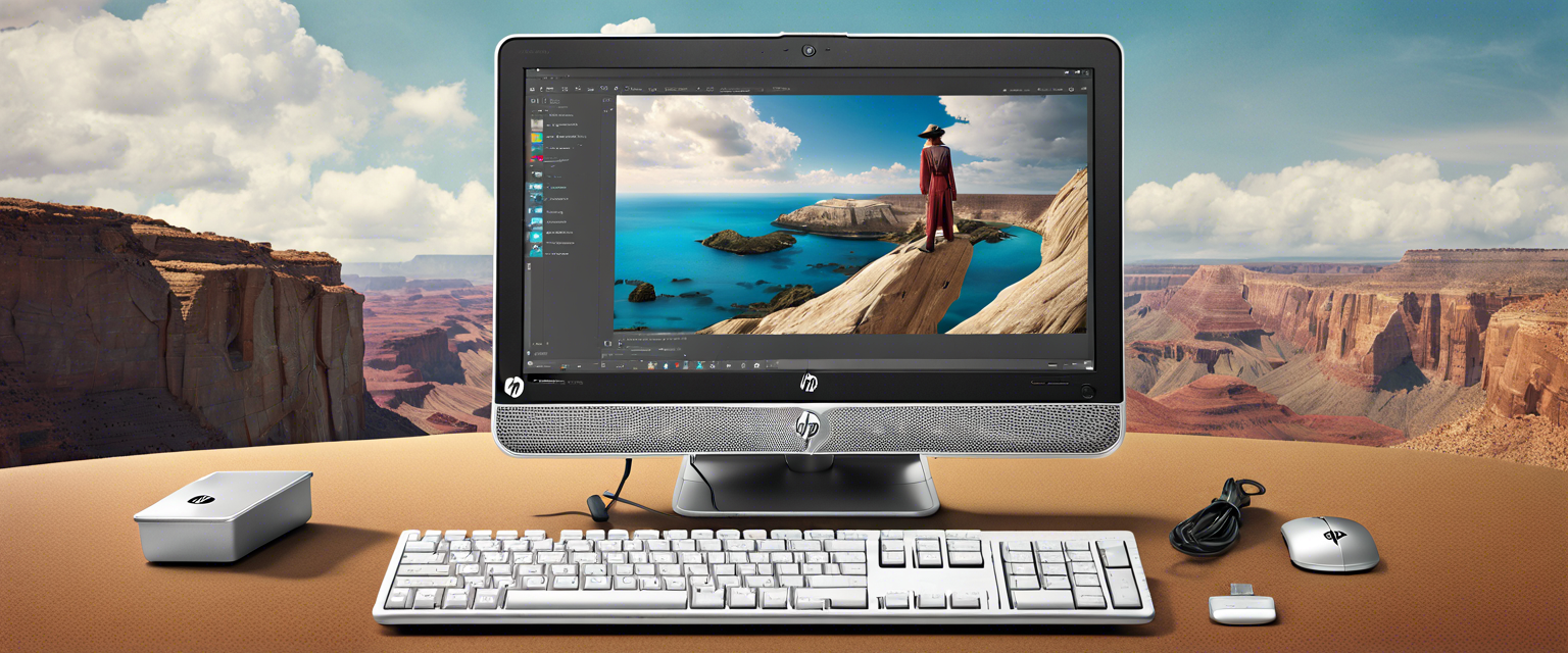 HP's new mini PC and all-in-one desktop showcasing innovative technology and design.