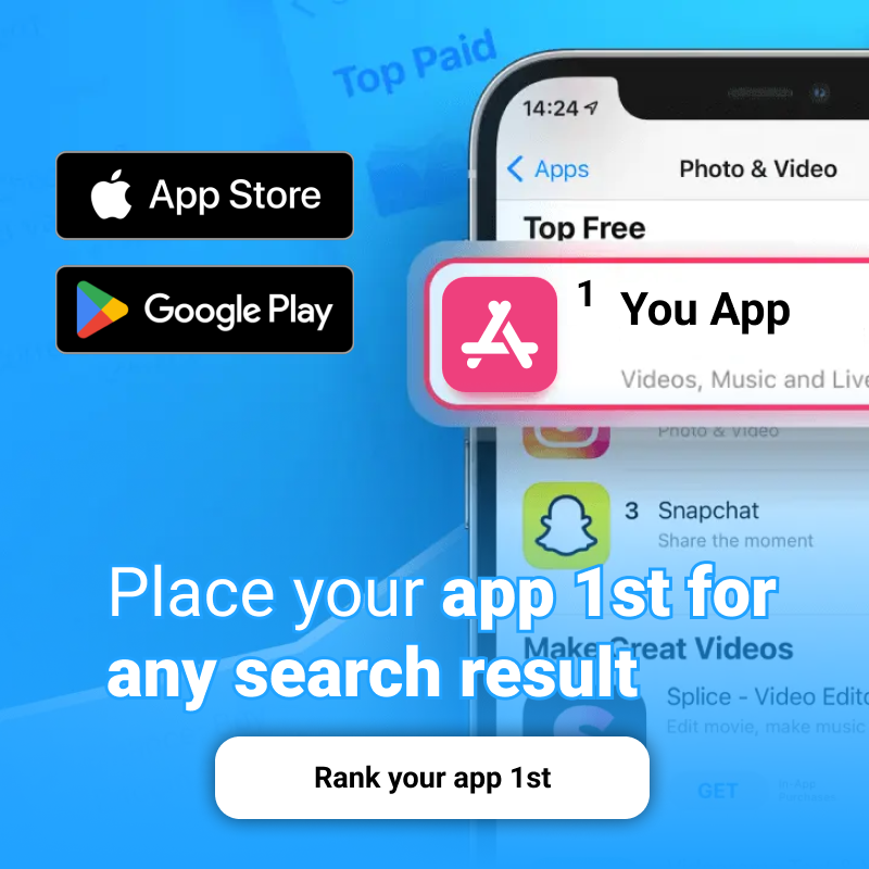 Place your app 1st for any search result